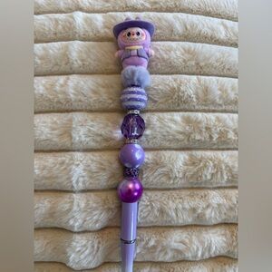 Purple Monster beaded Pen !